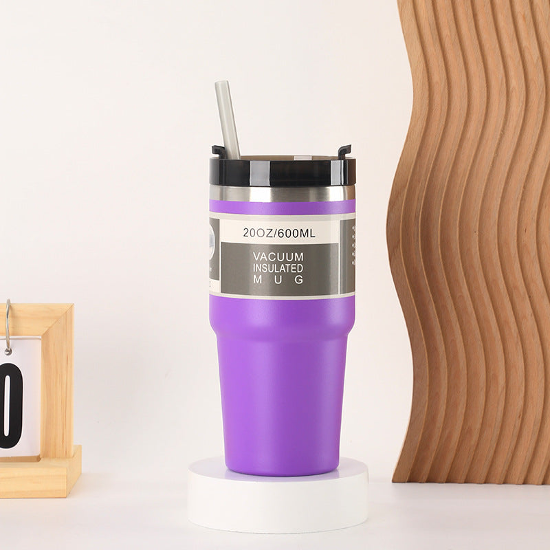 Women Insulated Drinking Cups with Reusable Straw Bowlift