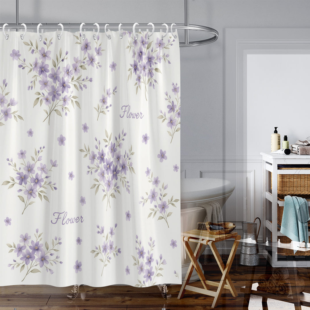 Decorative Shower Curtain Bowlift