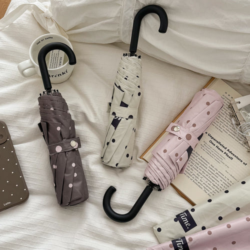 Women Folding Umbrella Bowlift