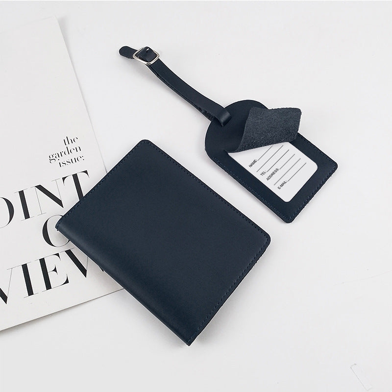 Genuine Leather Luggage Tag Bowlift