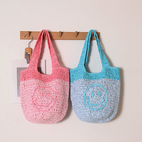 Hand-knotted shopping bag with casual design Bowlift