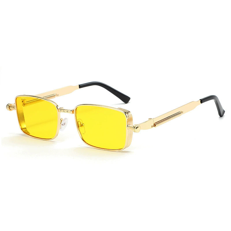 Men's Retro-Inspired Metal Frame Sunglasses Bowlift