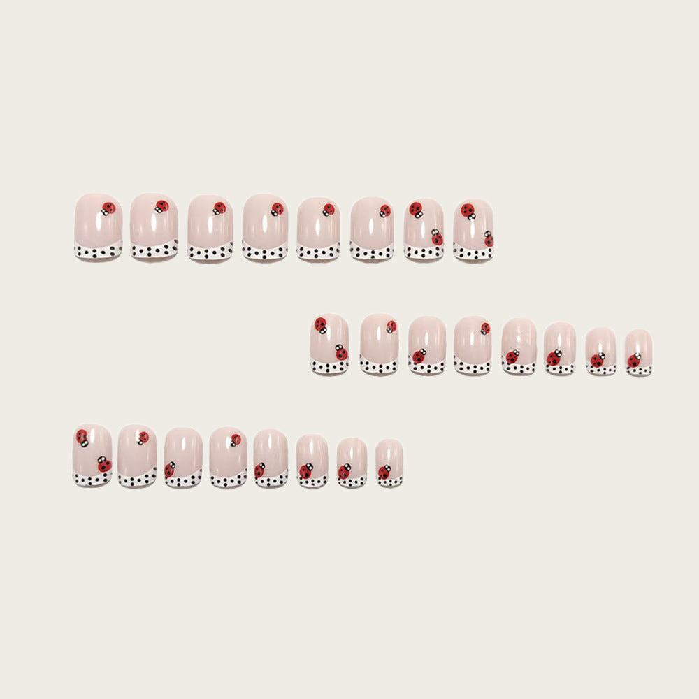 Creative Nail Art with Ladybug Motifs Bowlift