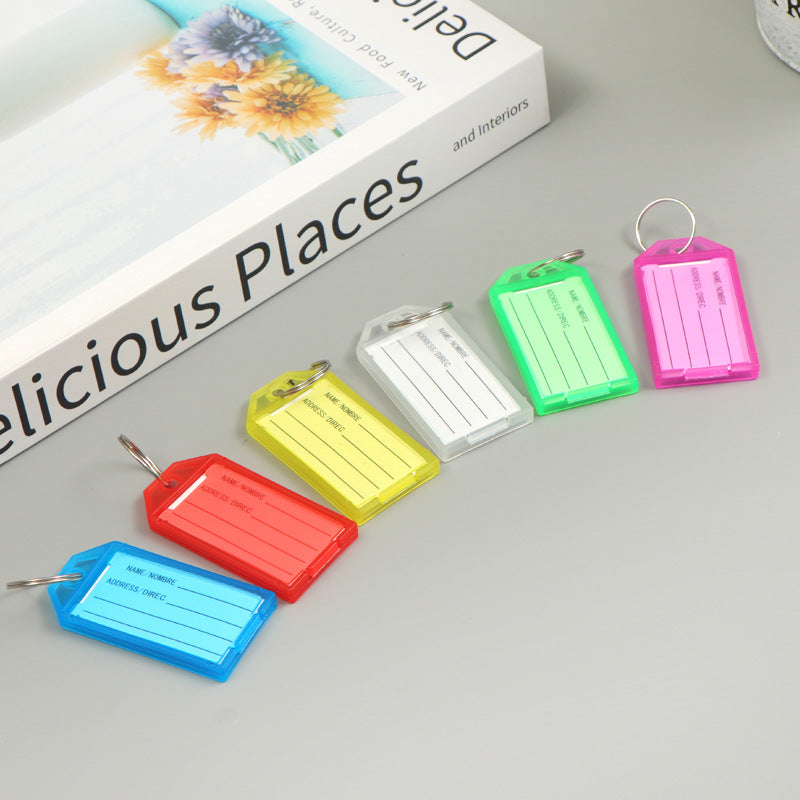 Unisex Label Keychain in Practical Set Bowlift