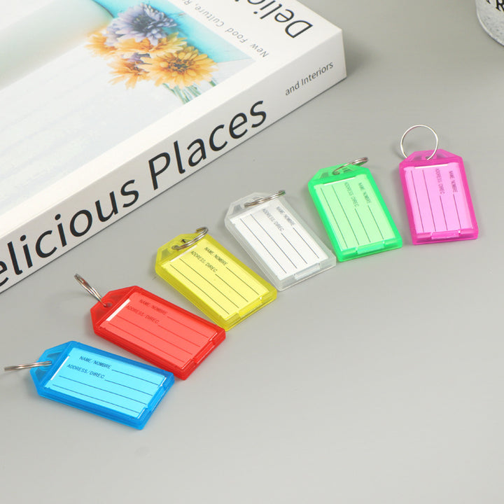 Unisex Label Keychain in Practical Set Bowlift