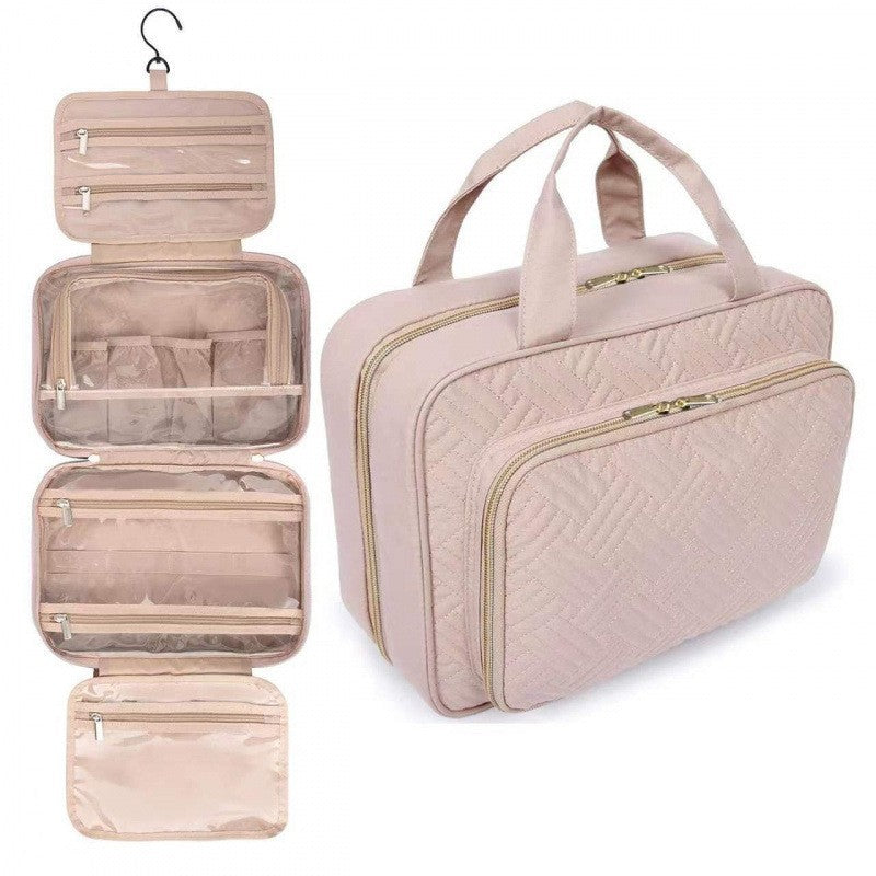 Cosmetic Organizer Bag with Removable Interior Divider Bowlift
