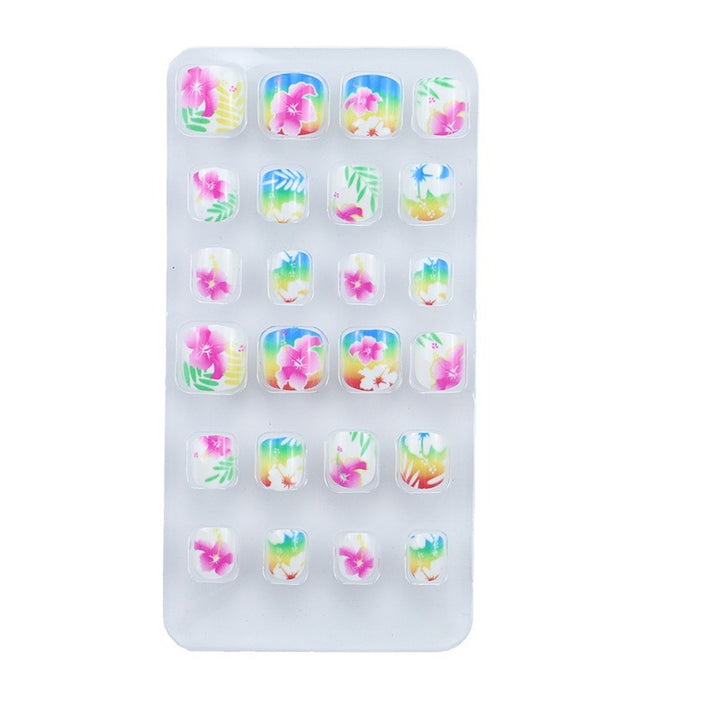 Playful Cartoon Animal Press-On Nail Set Bowlift