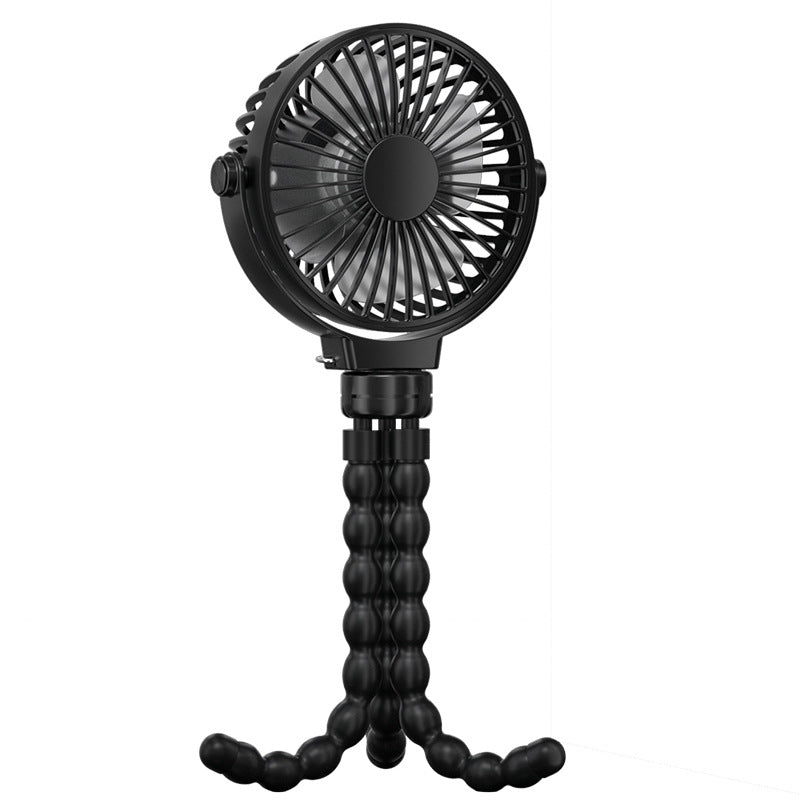 Unisex compact flexible hand and table fan with flexible tripod Bowlift