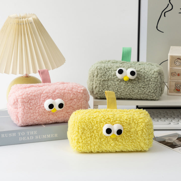 Plush Animal-Themed Pencil Case Bowlift