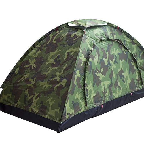 Unisex Portable Camping Tent with Camouflage Pattern Bowlift