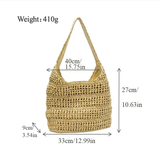 Handmade Macrame Hobo Bag Bowlift