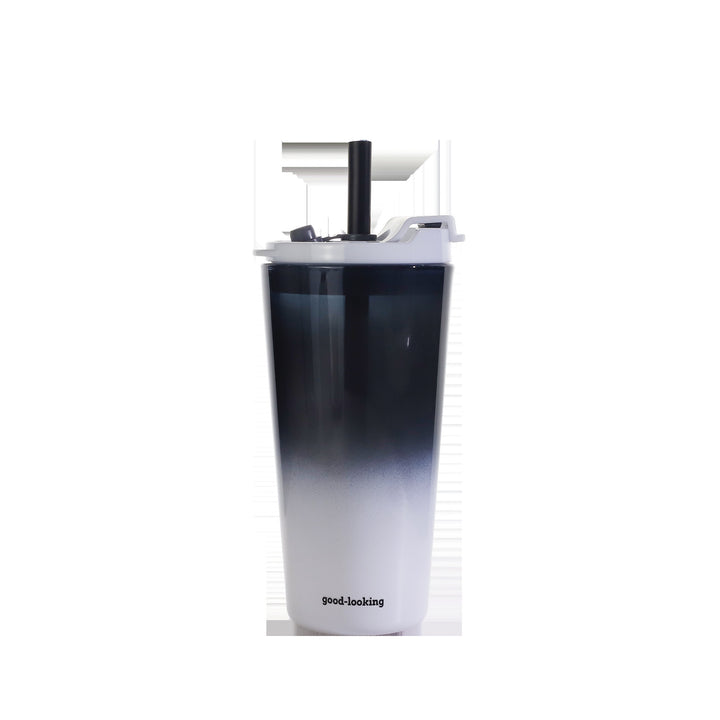Ladies Insulated Drinking Cup with Lid and Straw Bowlift