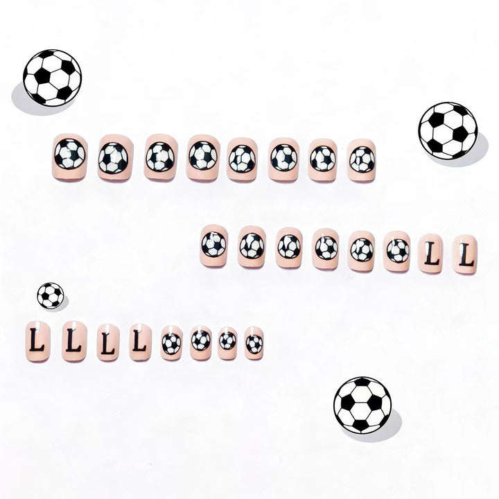 Sporty Themed Nail Art Design Bowlift