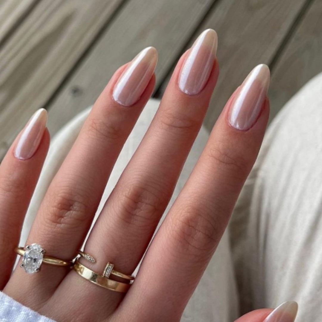 Premium Glossy Press-On Nail Extensions Bowlift