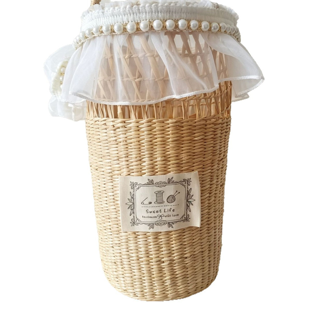 Decorative Woven Wall Planter Bowlift