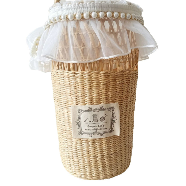 Decorative Woven Wall Planter Bowlift