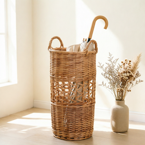 Handcrafted willow basket with cotton lining Bowlift