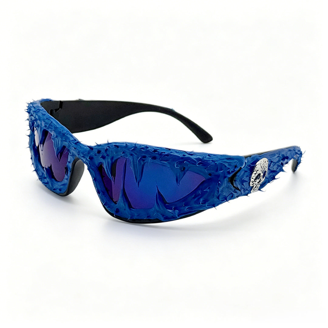 Ladies creative fashion sunglasses with unique spikes and skull design Bowlift