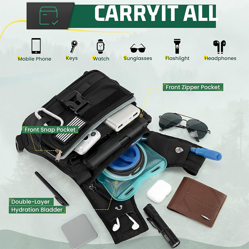 Hydration Rucksack with Integrated Water Container Bowlift