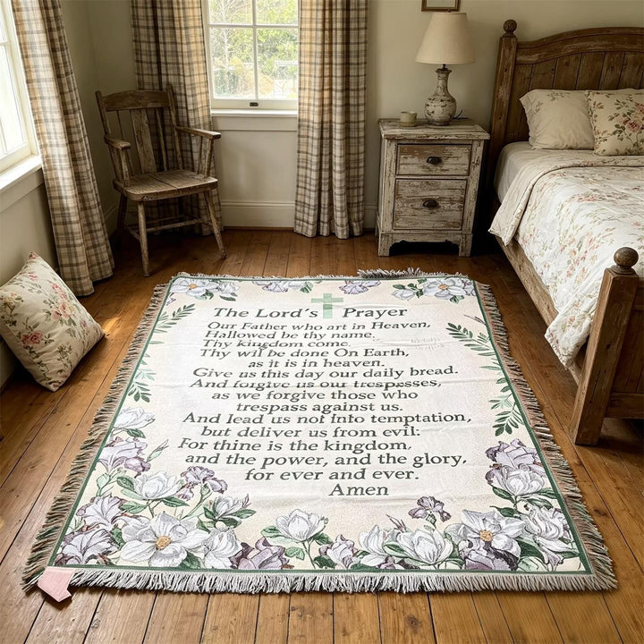 Inspirational Scripted Throw Blanket