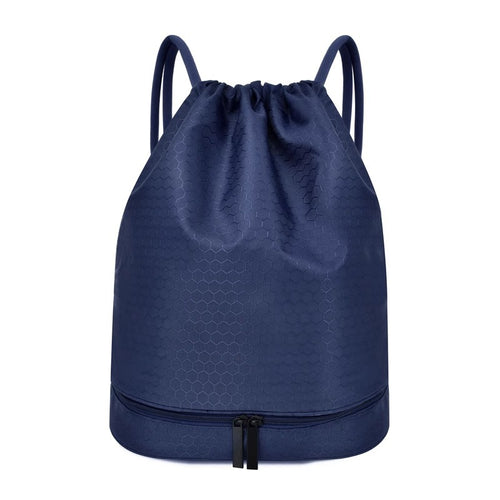 Lightweight Hexagonal Pattern Drawstring Backpack Bowlift