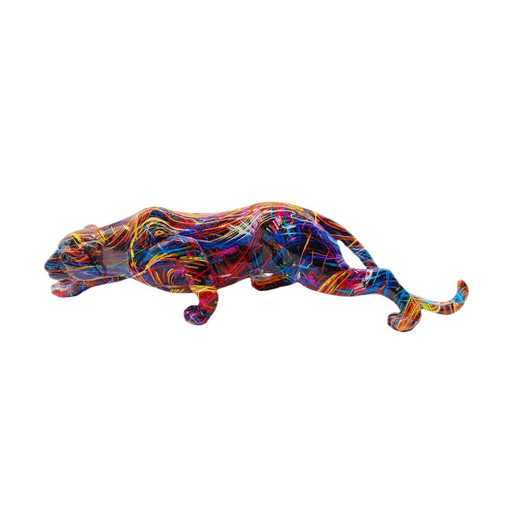 Artful Panther Sculpture Handmade Bowlift