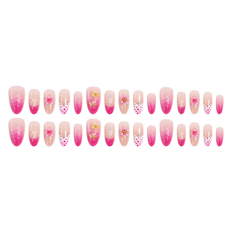 Nail art set with floral and elegant decorations Bowlift