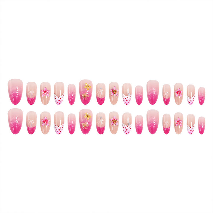 Nail art set with floral and elegant decorations Bowlift