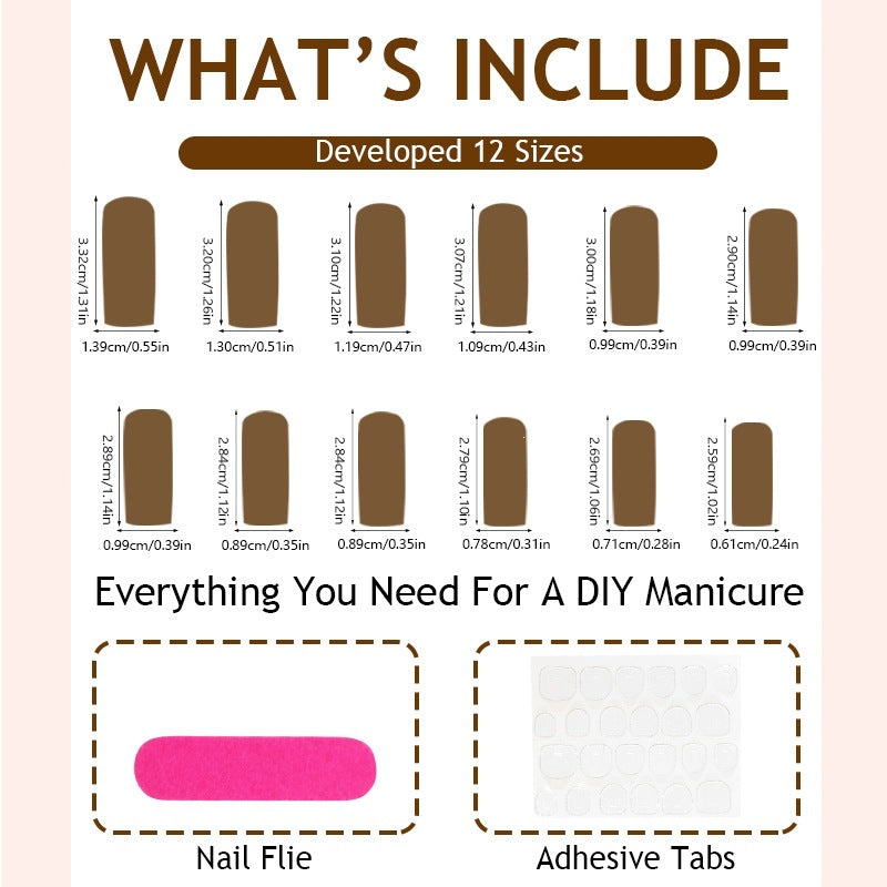 Artifical Nail Set with Elegant Ombre Designs and Glitter Accents Bowlift