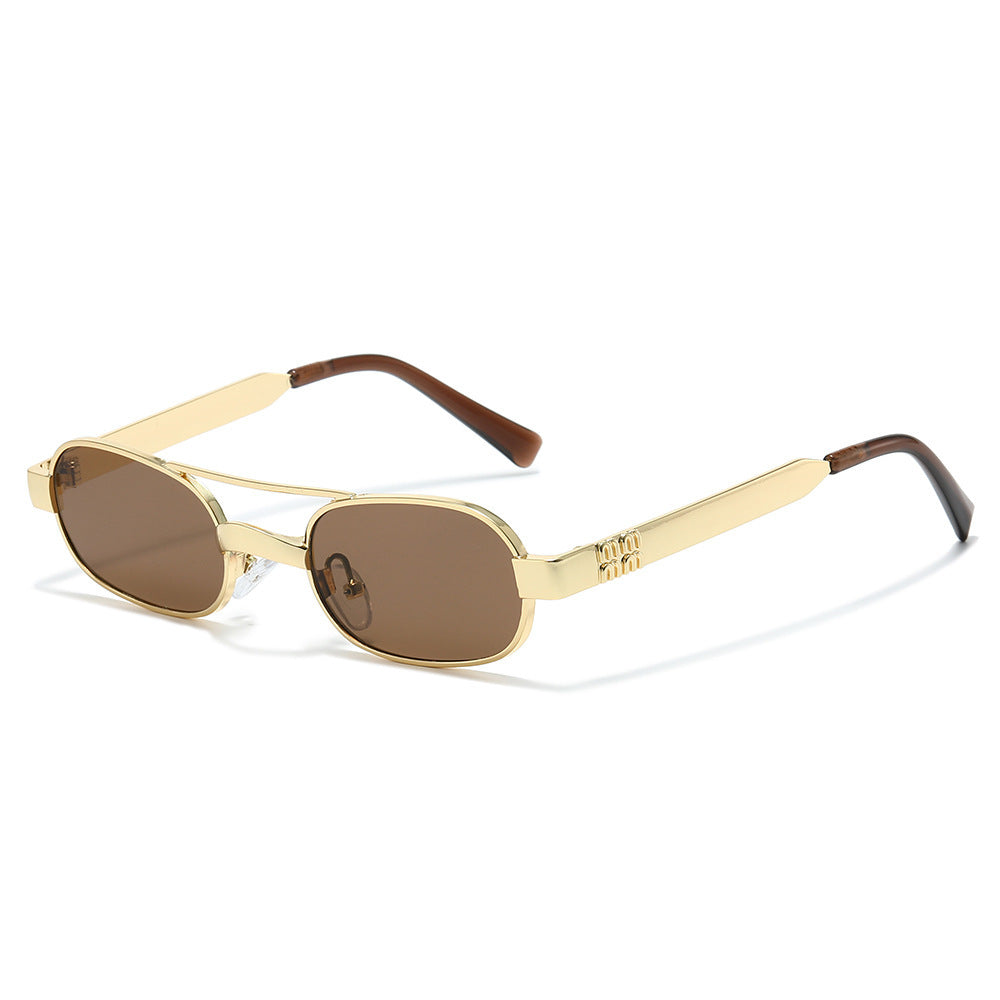 Stylish Minimalist Oval Sunglasses Bowlift
