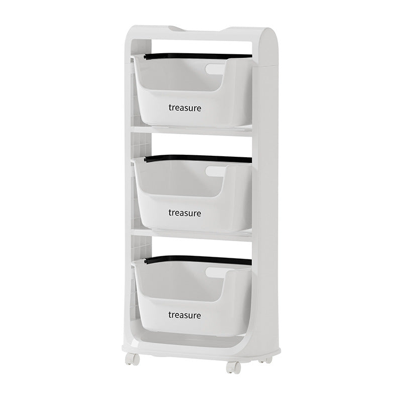 Multi-Tier Storage Organizer with Baskets Bowlift