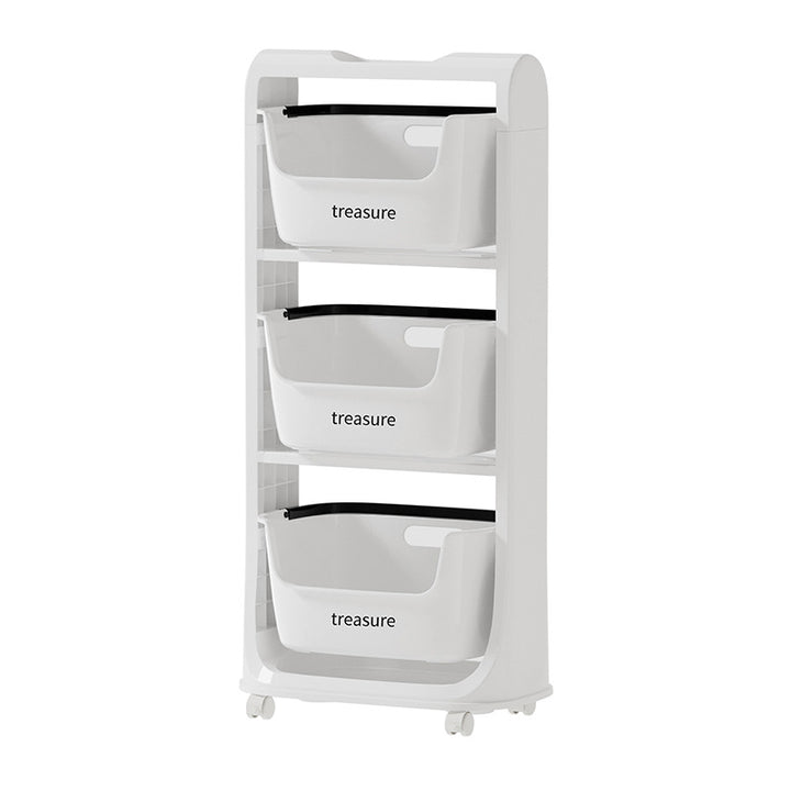 Multi-Tier Storage Organizer with Baskets Bowlift