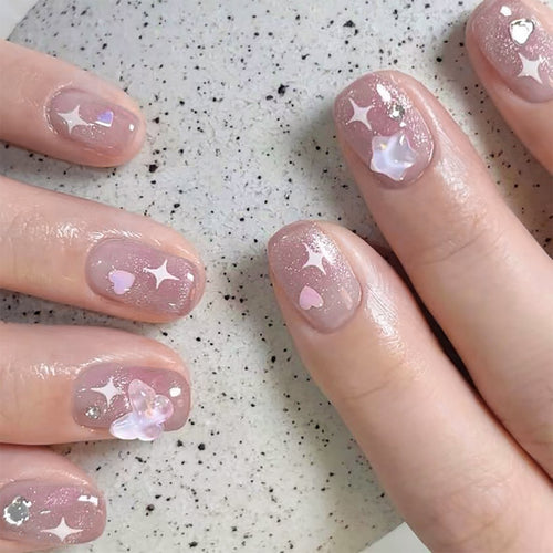 Artful Nail Art with Sparkling Accents Bowlift