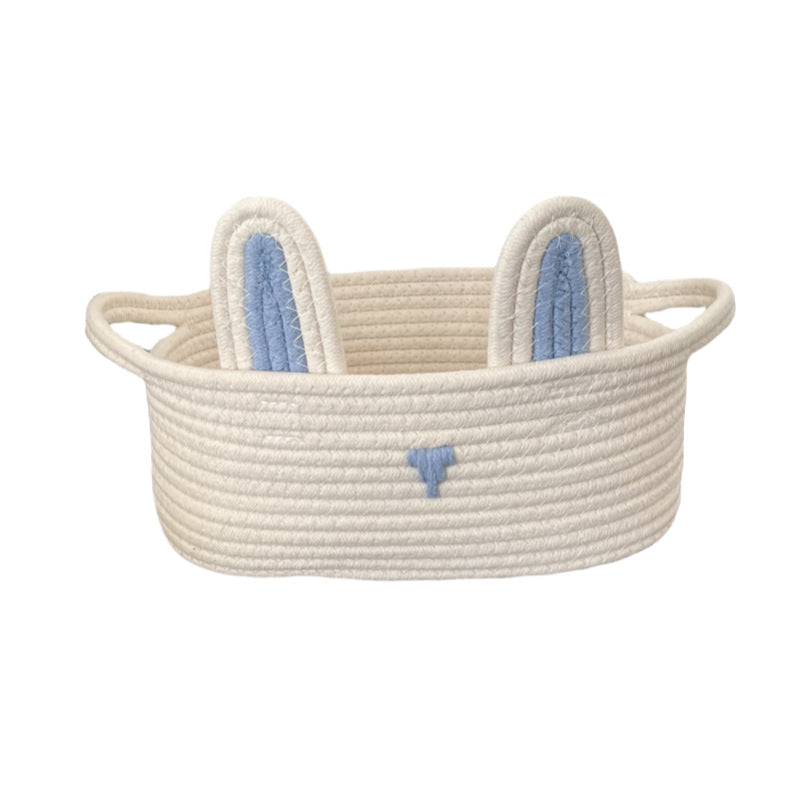 Ladies decorative storage basket with bunny ear design Bowlift