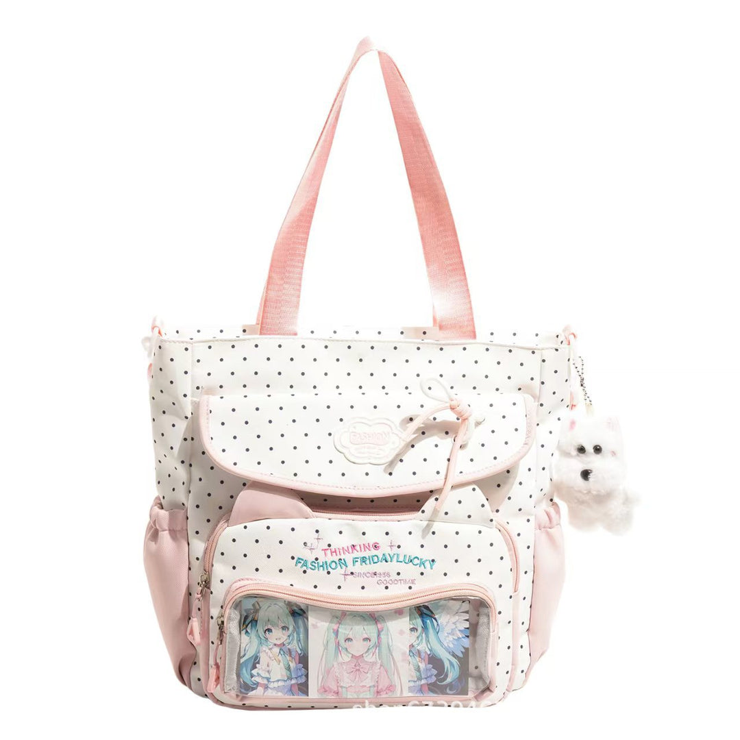 Charming Multi-Pocket Tote Bag Bowlift