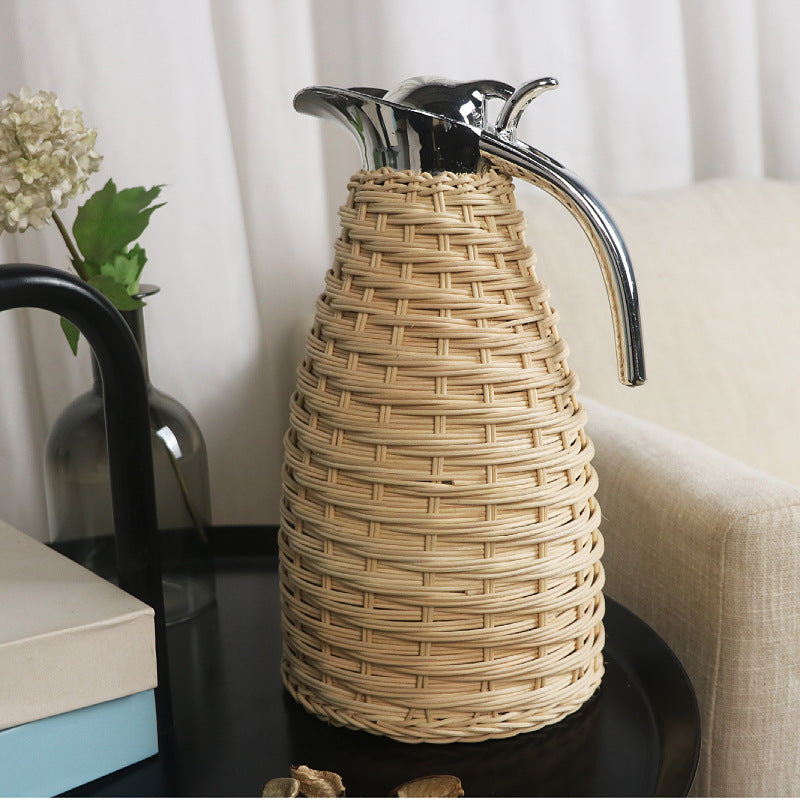 Decorative Woven Pitcher Bowlift