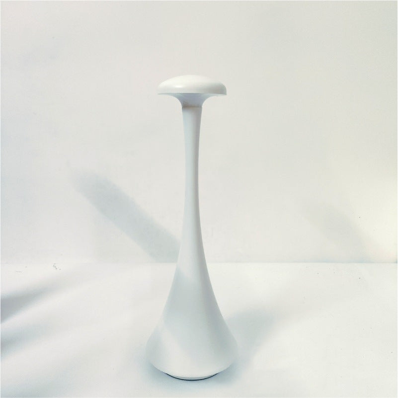 Compact rechargeable touch LED ambient desk lamp with flexible stem Bowlift