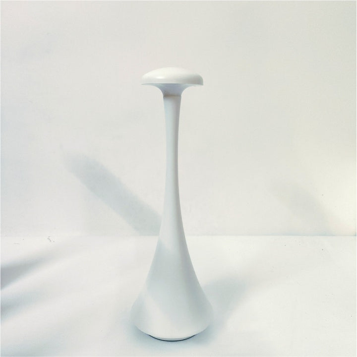 Compact rechargeable touch LED ambient desk lamp with flexible stem Bowlift
