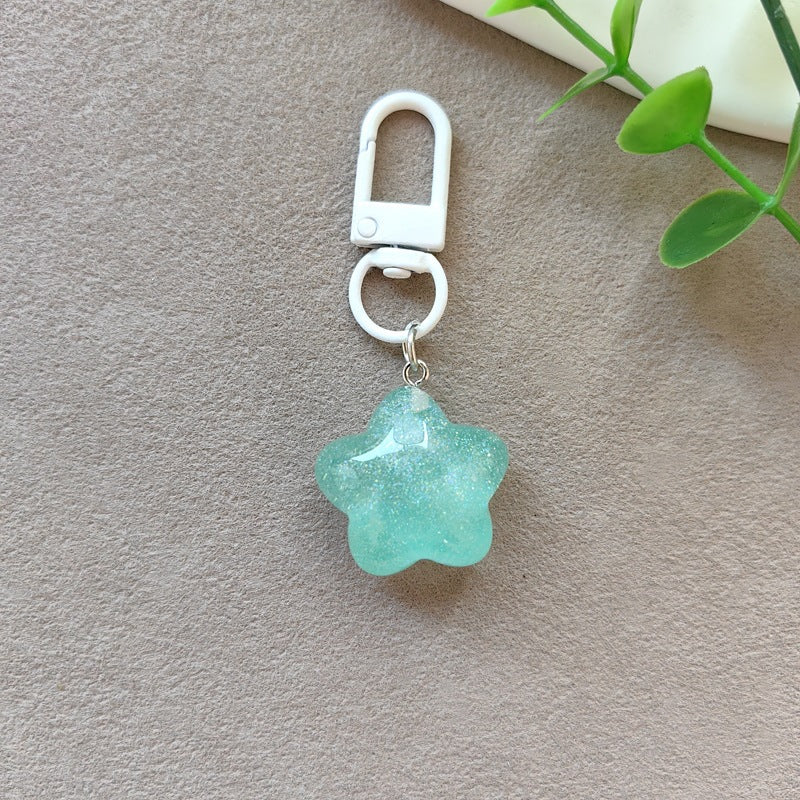 Keychain with Radiant Heart Bowlift