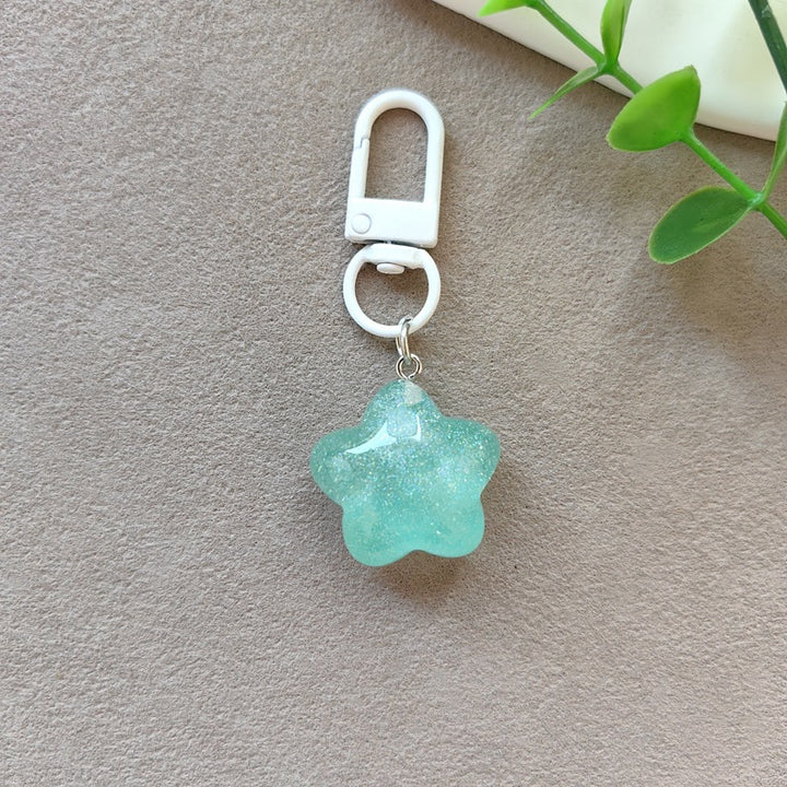 Keychain with Radiant Heart Bowlift