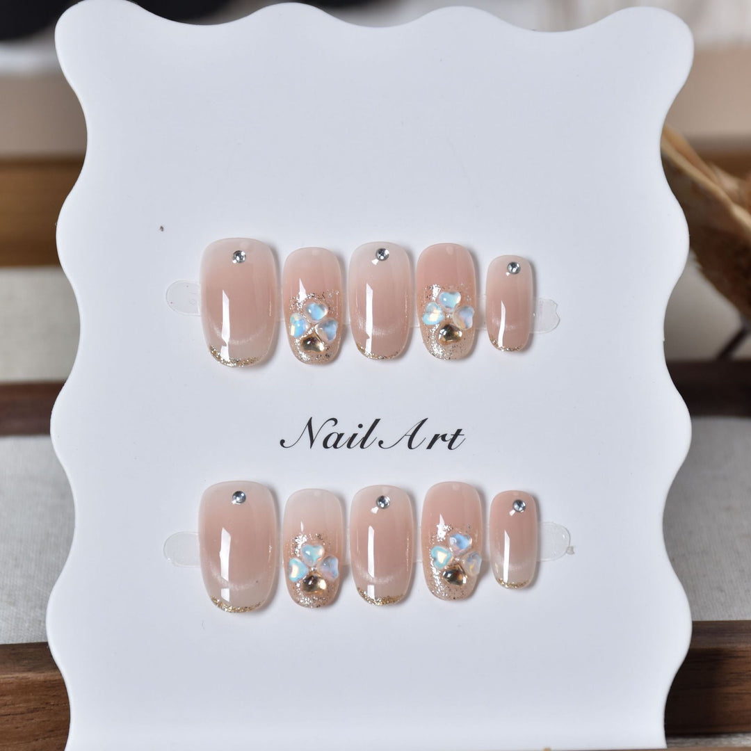 Decorative Animal Print Press-On Nail Set Bowlift