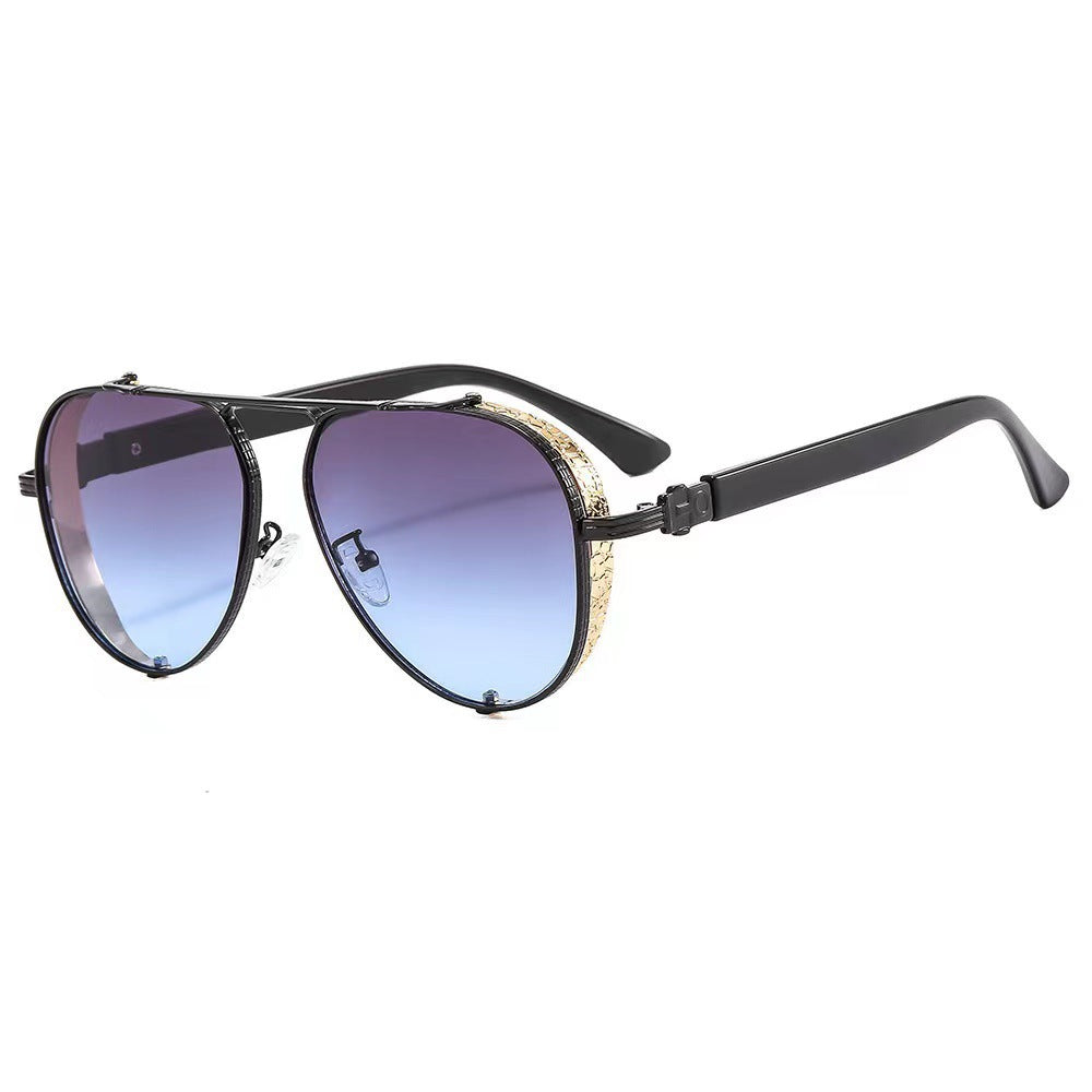 Women's fashionable sunglasses with innovative retro-futuristic design Bowlift