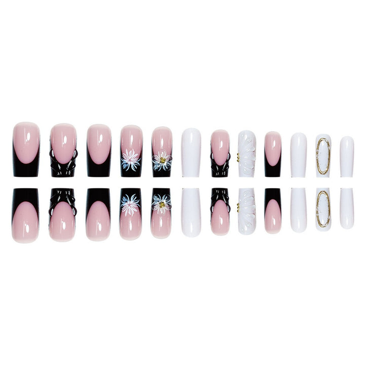 Decorative Flower Nail Art Extensions Bowlift