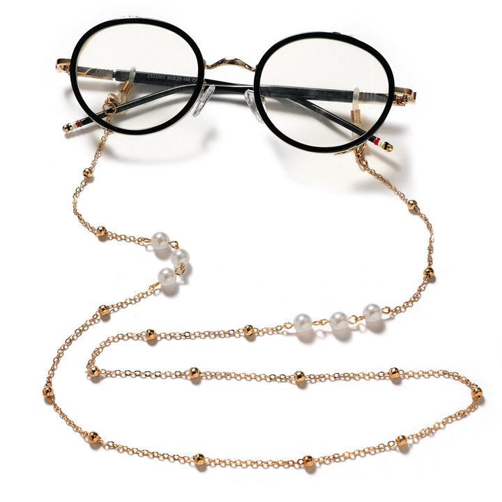 Elegant Pearl Eyewear Chain Bowlift