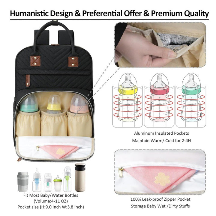 Multifunctional backpack with padded laptop compartment and organizer Bowlift