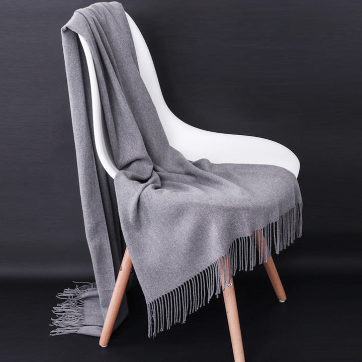 Luxurious Cashmere-Blend Throw Blanket