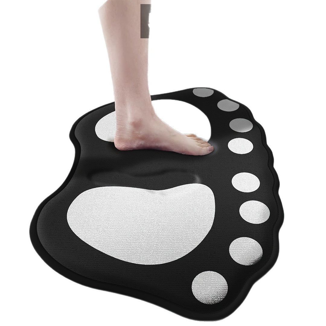 Fun Footprint Bath Mat Bowlift