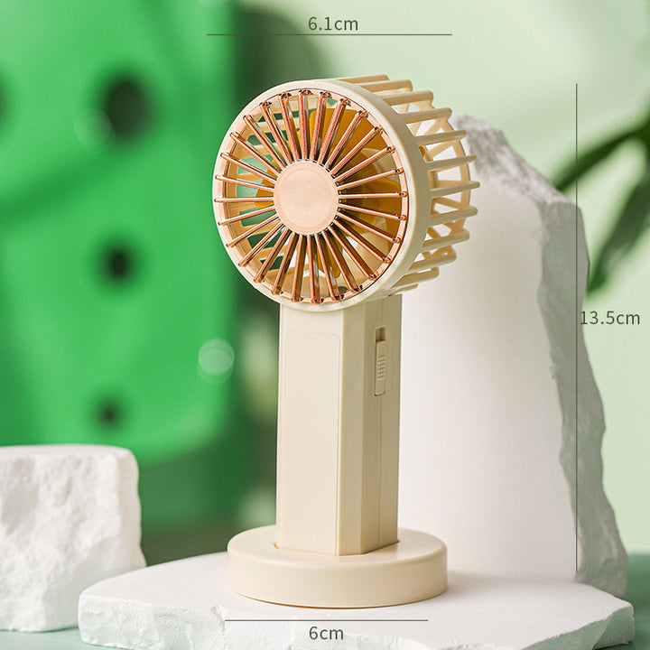 Compact Rechargeable Handheld Cooling Fan Bowlift