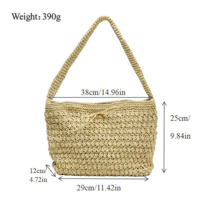 Fashionable Macrame Shopper Bag Bowlift