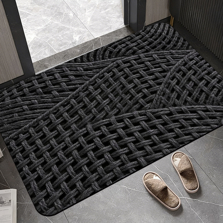 Plush Textured Door Mat